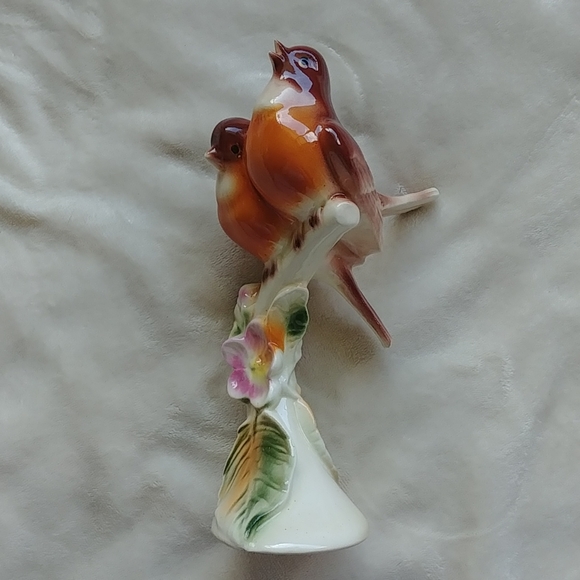 Vintage ceramic bird robin bud vase - Picture 2 of 11